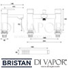 Bristan Soho Bath Shower Mixer Dimensions